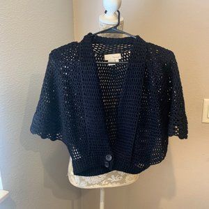 Ladies' Black Sweater Wrap
